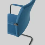 Krzesło konferencyjne Kleiber Epsilon oparcie, kolor morski